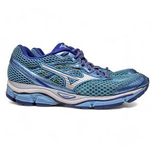 Mizuno Wave Enigma 5 Running Shoes Blue Silver Sneakers 410686.5T73 Women's 8